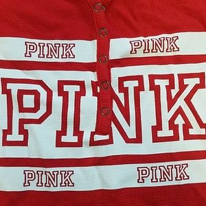 PINK Victoria's Secret Tops - Victoria Secret PINK thermal shirt PINK Victoria's Secret Tops - Victoria Secret PINK thermal shirt